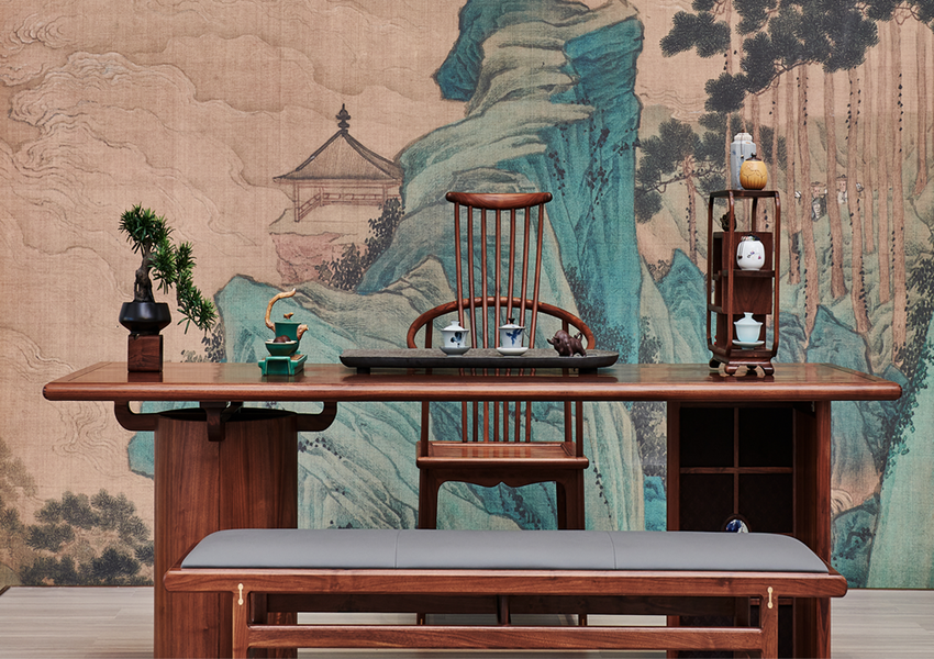 实木茶空间家具